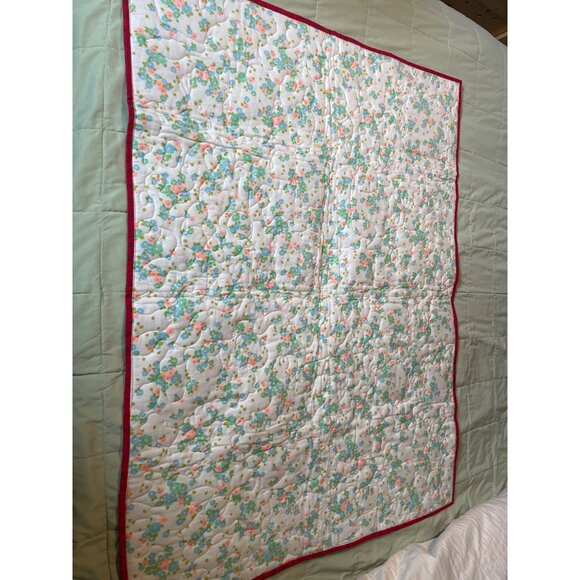 Child’s Quilt Jesus Loves Annie Grace Machine Embroidered Cotton Handmade - Picture 8 of 8